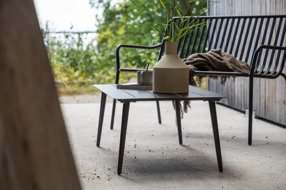 Alumiiniumist diivanilaud aeda Lina, must, 60x100x40, 6075-001 – 9