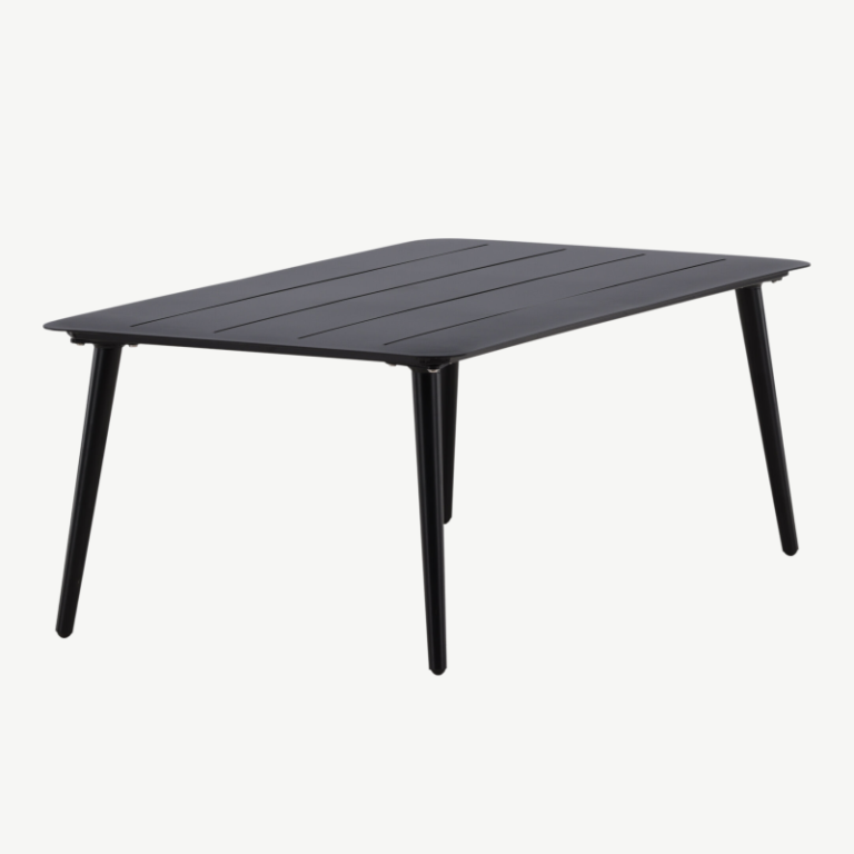 Alumiiniumist diivanilaud aeda Lina, must, 60x100x40, 6075-001 6075-001