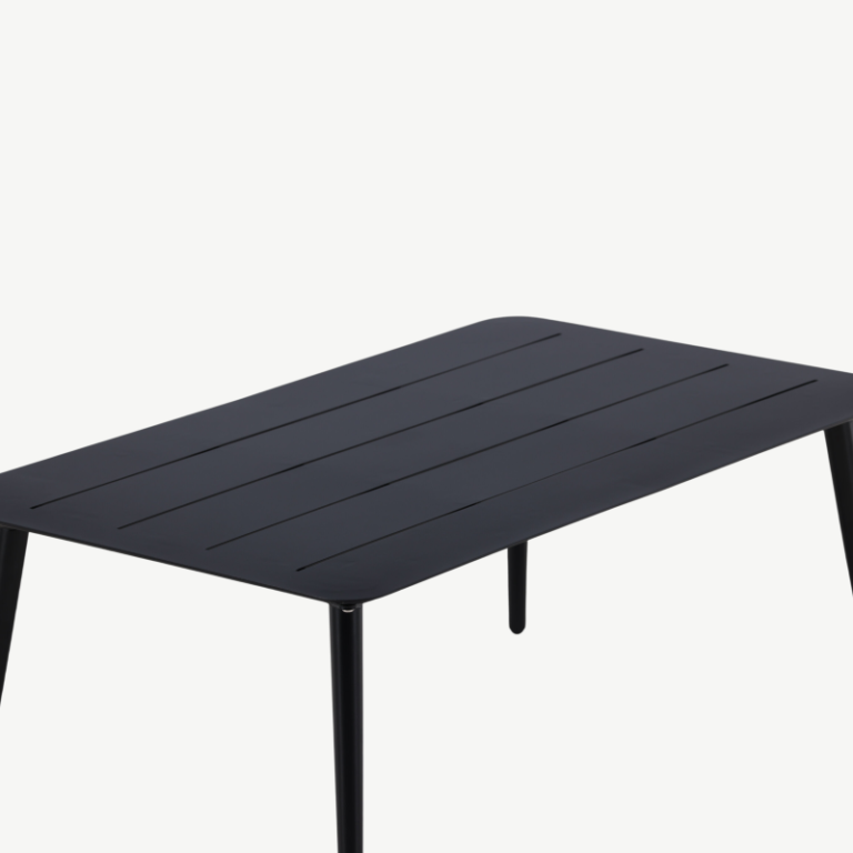 Alumiiniumist diivanilaud aeda Lina, must, 60x100x40, 6075-001 6075-001