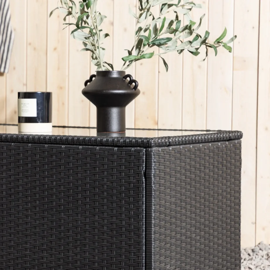 Alumiiniumist diivanilaud aeda London, must, 6984-100 – 7