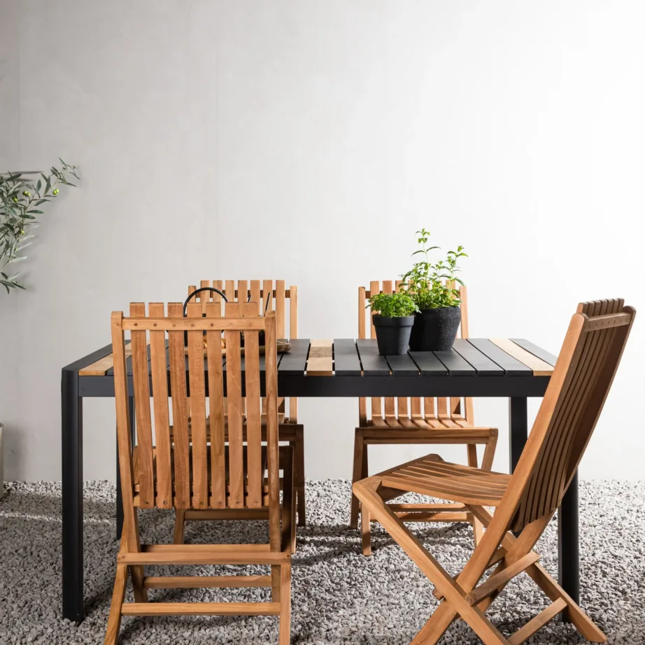 Alumiiniumist aia söögilaua komplekt Togo/Ghana, GR22758 – 10