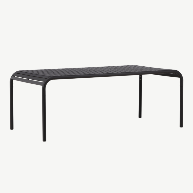 Alumiiniumist aia söögilaud Borneo, antratsiithall, 100x200x75, 6050-001 6050-001