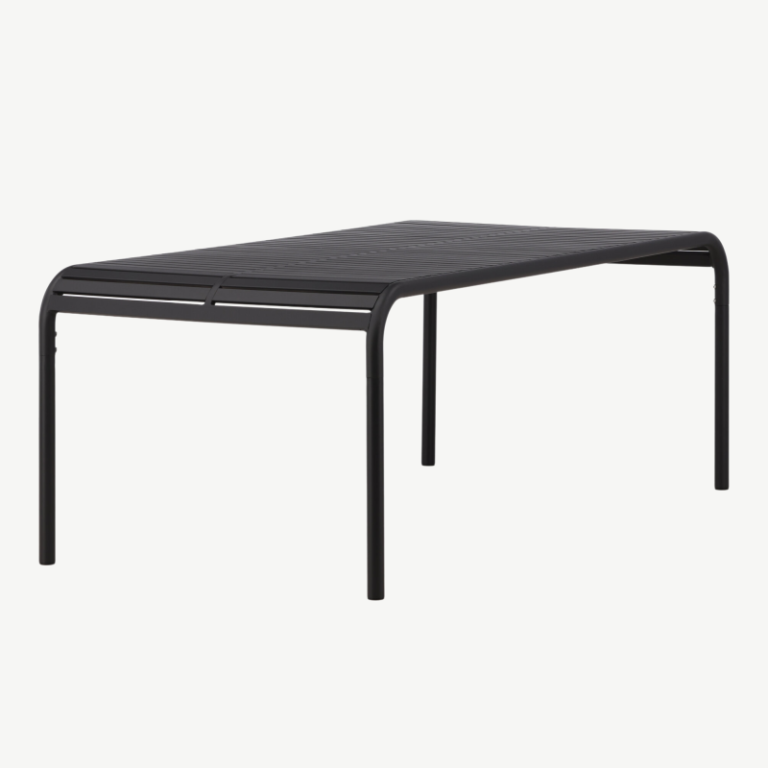 Alumiiniumist aia söögilaud Borneo, antratsiithall, 100x200x75, 6050-001 6050-001