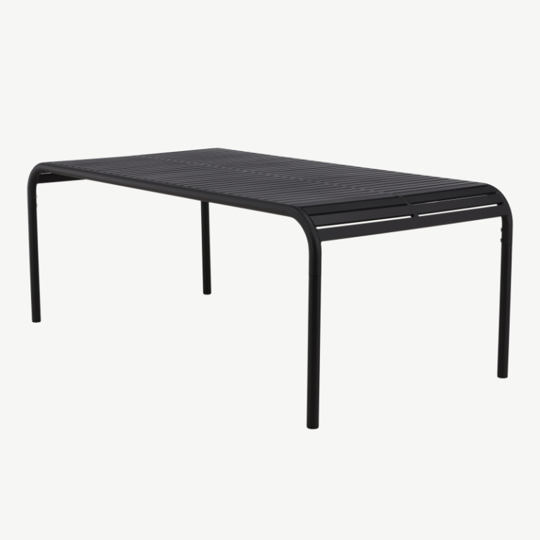Alumiiniumist aia söögilaud Borneo, antratsiithall, 100x200x75, 6050-001 6050-001