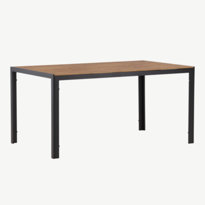 Alumiiniumist aia söögilaud Break, must, 90x150x75, 6091-408 6091-408