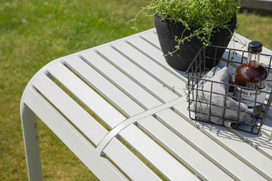 Alumiiniumist terrassilaud Borneo, beež, 70x70x75, 6006-006 – 7