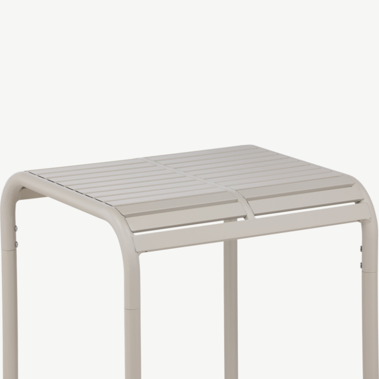 Alumiiniumist terrassilaud Borneo, beež, 70x70x75, 6006-006 6006-006