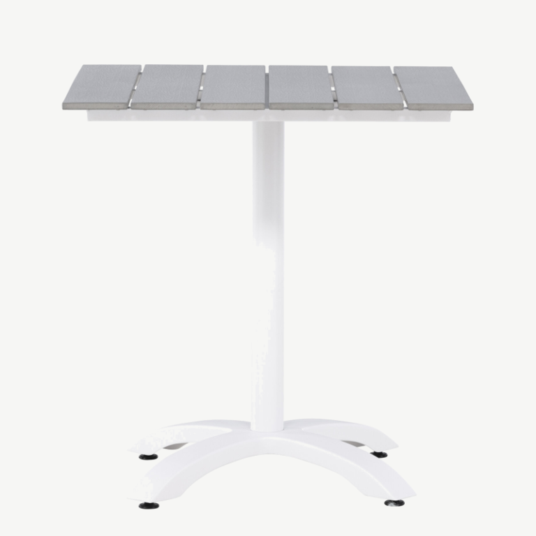 Alumiiniumist terrassilaud Colorado, hall/valge, 70x70, 9364-120 9364-120