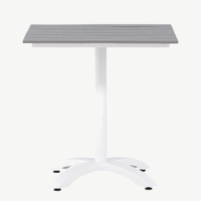 Alumiiniumist terrassilaud Colorado, hall/valge, 70x70, 9364-120 9364-120