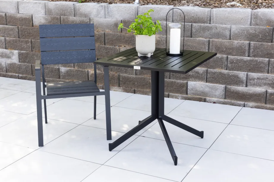 Alumiiniumist kohvilaud Way, must, 70×70, 1372-408 – 6