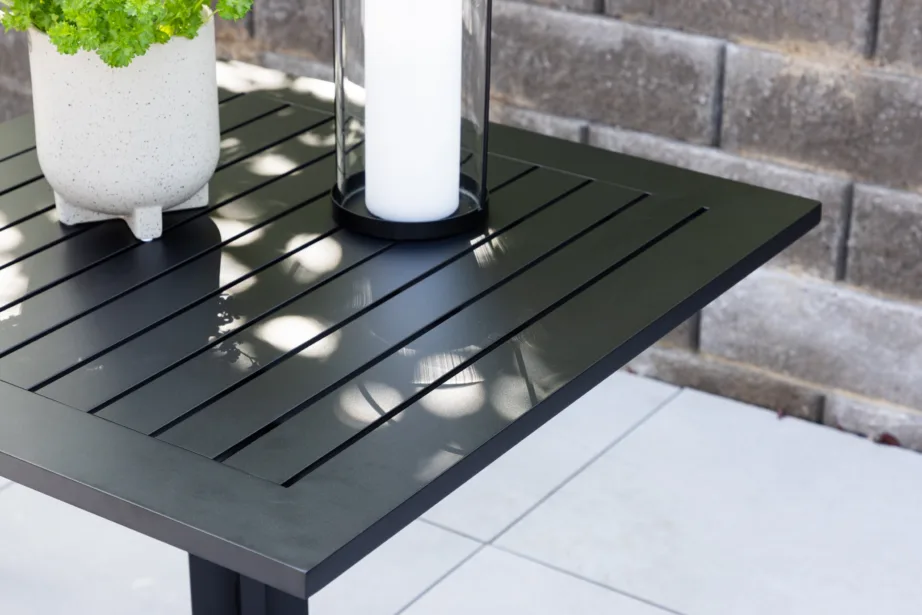 Alumiiniumist kohvilaud Way, must, 70×70, 1372-408 – 7