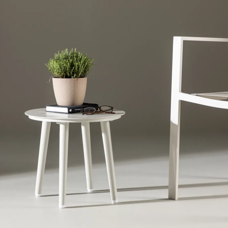 Alumiiniumist lisalaud terrassile Lina, beež, ⌀40, 6980-100 – 6