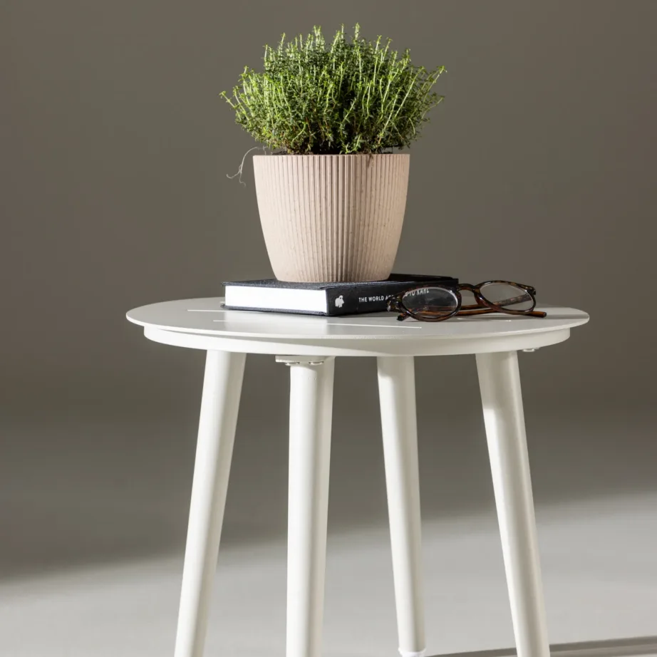 Alumiiniumist lisalaud terrassile Lina, beež, ⌀40, 6980-100 – 7