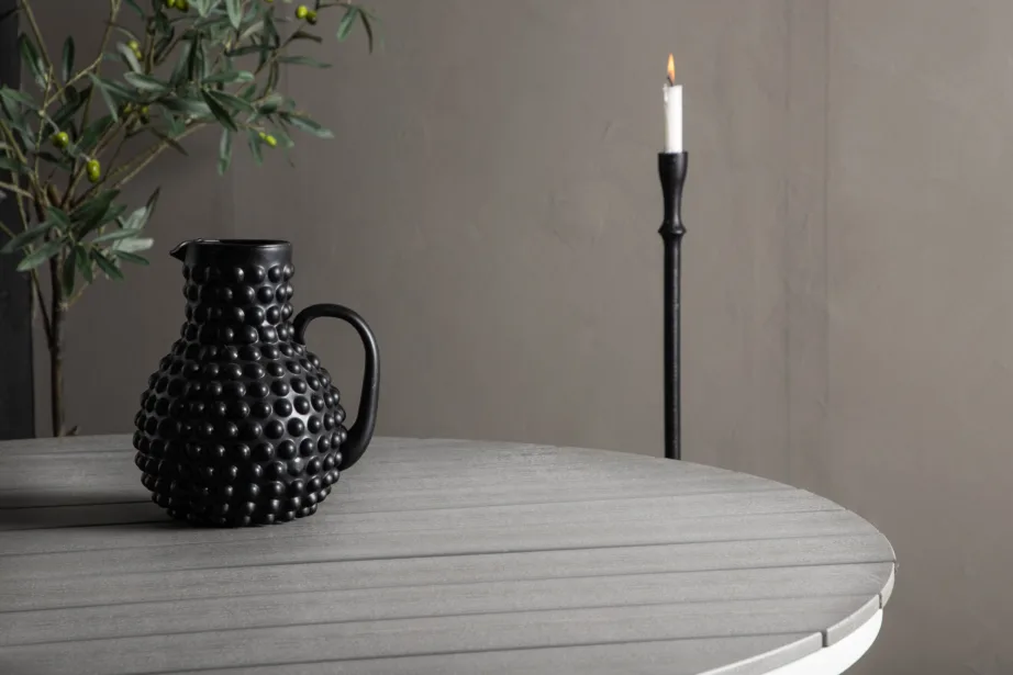 Alumiiniumist ümmargune aia söögilaud Break, hall, 120ø, 2080-400 – 8