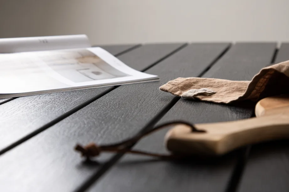 Alumiiniumist ümmargune aia söögilaud Break, must, 120ø, 2080-408 – 8