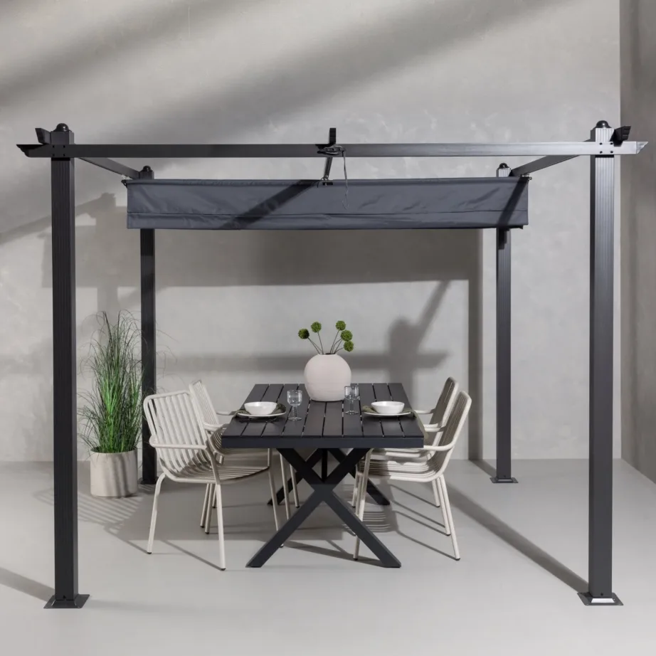 Metallist pergola Lazio, hall, 300x300x250, 6059-002 – 9