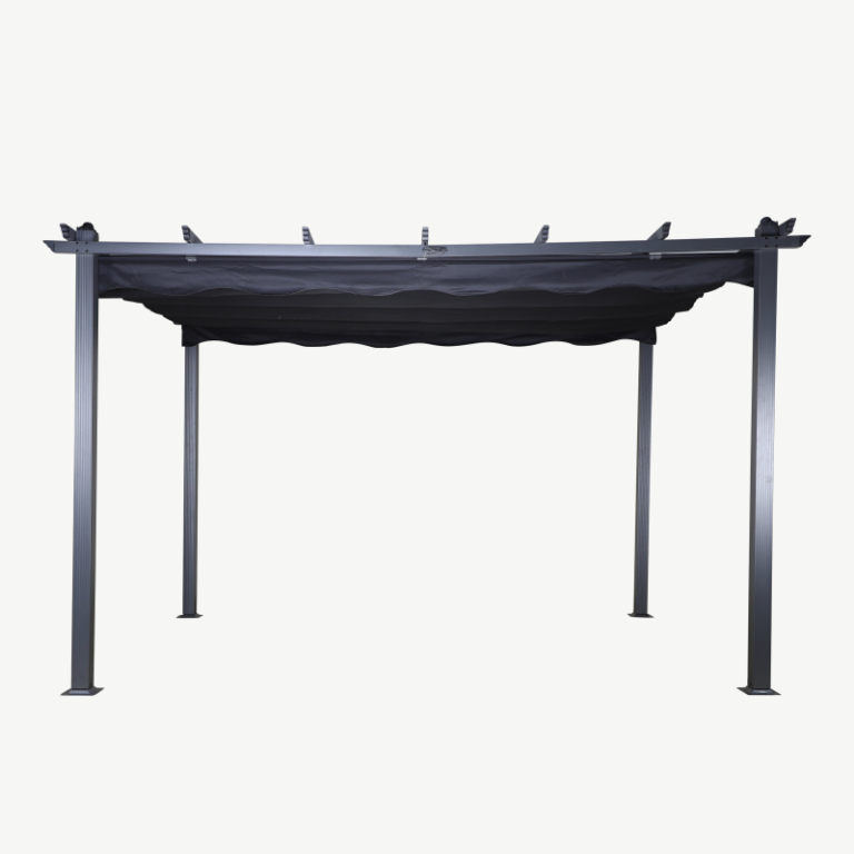 Alumiiniumist pergola Lazio, must, 9368-408 9368-408