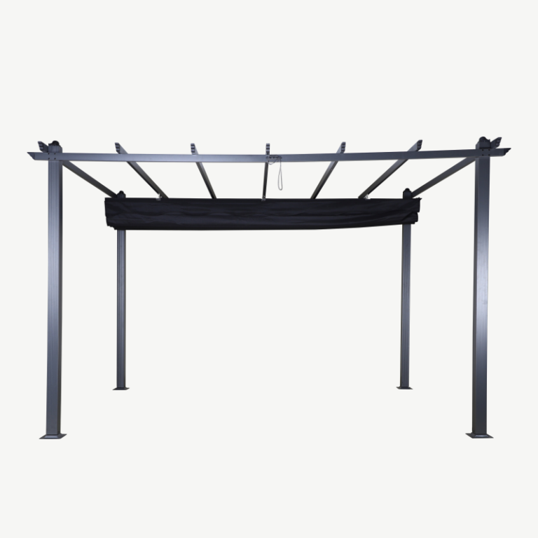 Alumiiniumist pergola Lazio, must, 9368-408 9368-408