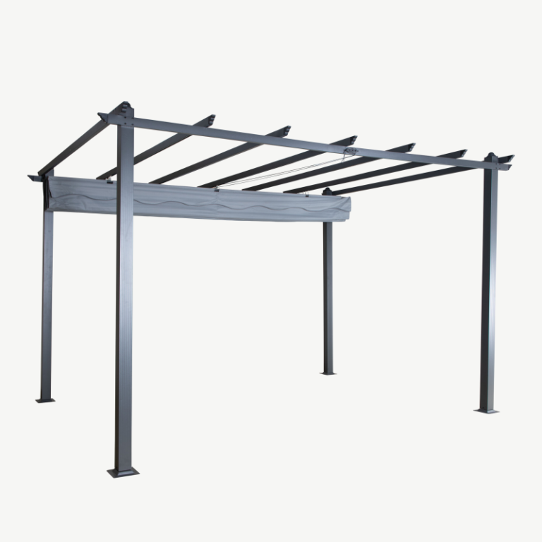 Alumiiniumist pergola Lazio, must, 9368-404 9368-404