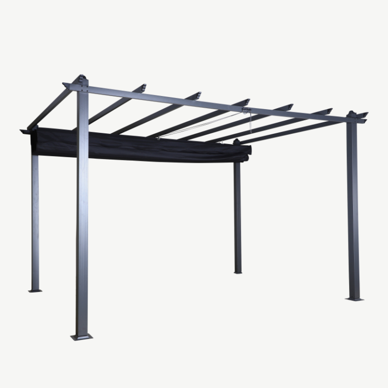 Alumiiniumist pergola Lazio, must, 9368-408 9368-408