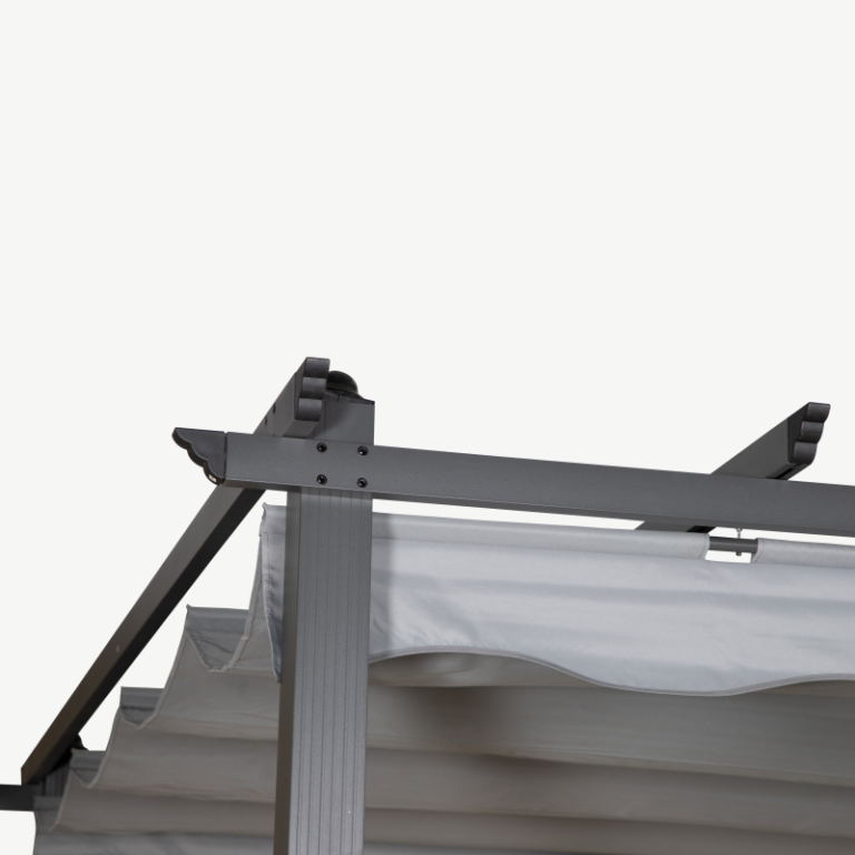 Alumiiniumist pergola Lazio, must, 9368-404 9368-404