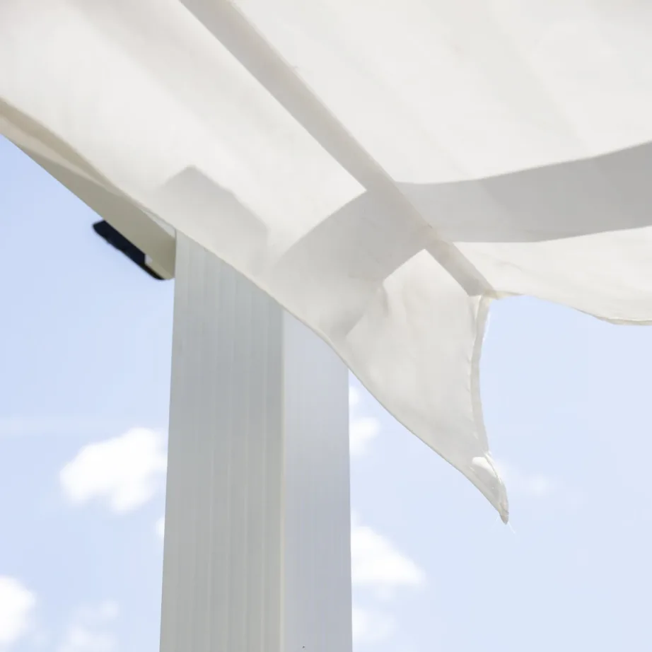 Alumiiniumist pergola Lazio, valge, 9368-490 – 4