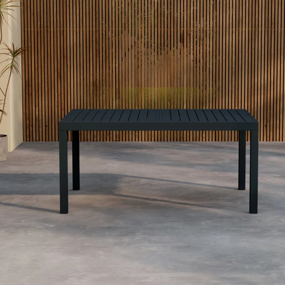 Alumiiniumist pikendatav aia söögilaud Capo, must, 9792-100 – 6