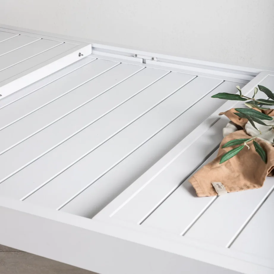 Alumiiniumist pikendatav aia söögilaud Marbella, valge, 9353-400 – 7