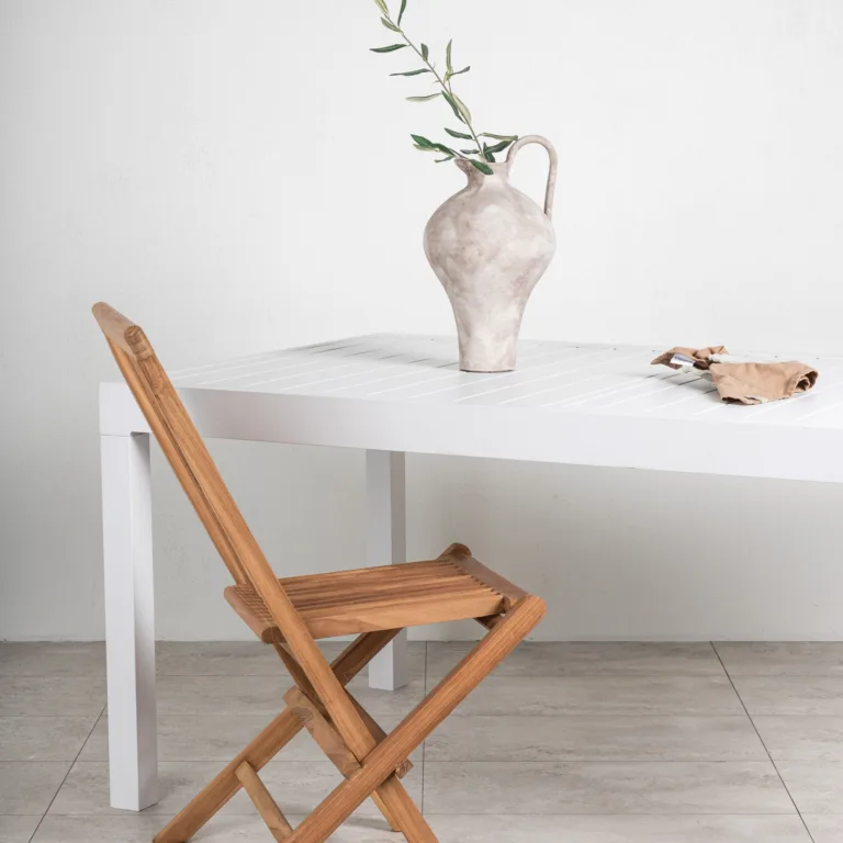 Alumiiniumist pikendatav aia söögilaud Marbella, valge, 9353-400 9353-400
