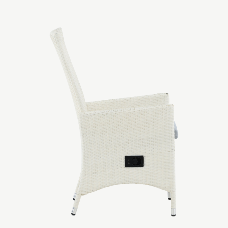 Alumiiniumist recliner aiatool Padova, hall/valge, 7230-010 7230-010