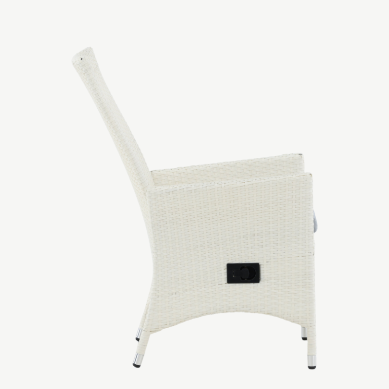 Alumiiniumist recliner aiatool Padova, hall/valge, 7230-010 7230-010