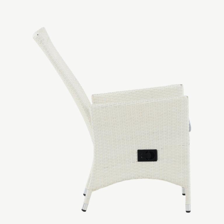 Alumiiniumist recliner aiatool Padova, hall/valge, 7230-010 7230-010