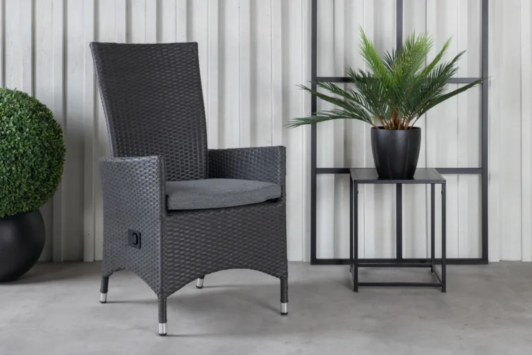 Alumiiniumist recliner aiatool Padova, must/hall, 7230-001 7230-001