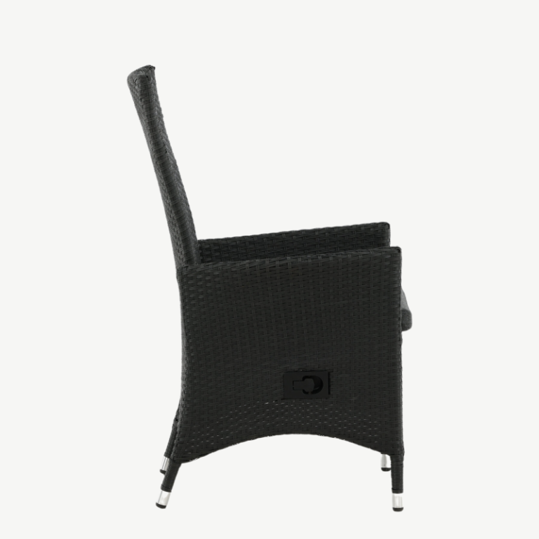 Alumiiniumist recliner aiatool Padova, must/hall, 7230-001 7230-001