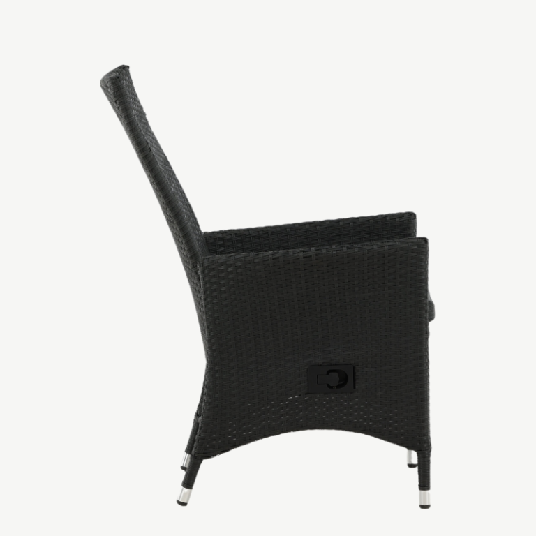 Alumiiniumist recliner aiatool Padova, must/hall, 7230-001 7230-001