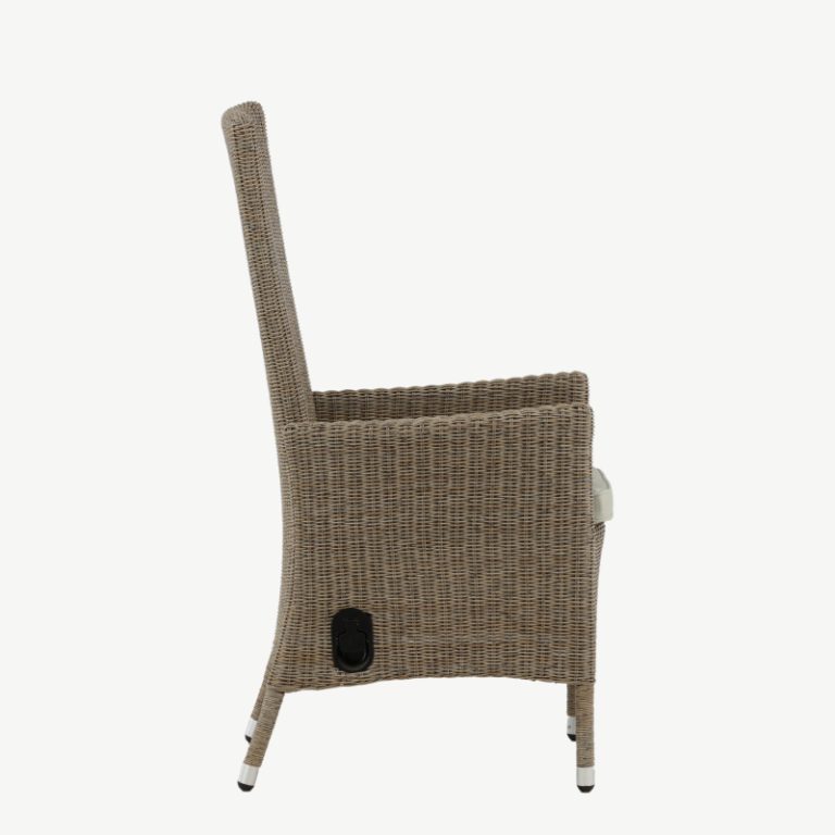 Alumiiniumist recliner aiatool Toscana, pruun/naturaalne, 9011-761L 9011-761L