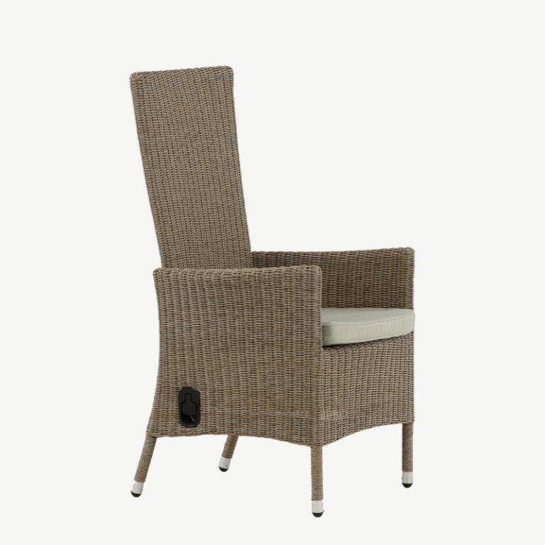 Alumiiniumist recliner aiatool Toscana, pruun/naturaalne, 9011-761L 9011-761L