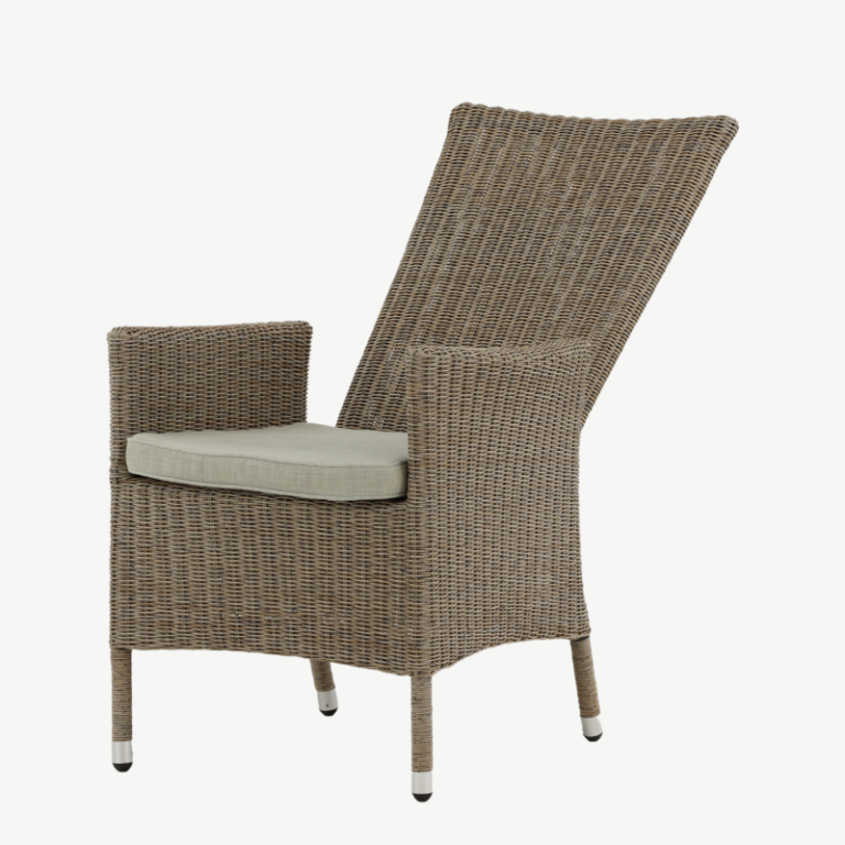Alumiiniumist recliner aiatool Toscana, pruun/naturaalne, 9011-761L 9011-761L