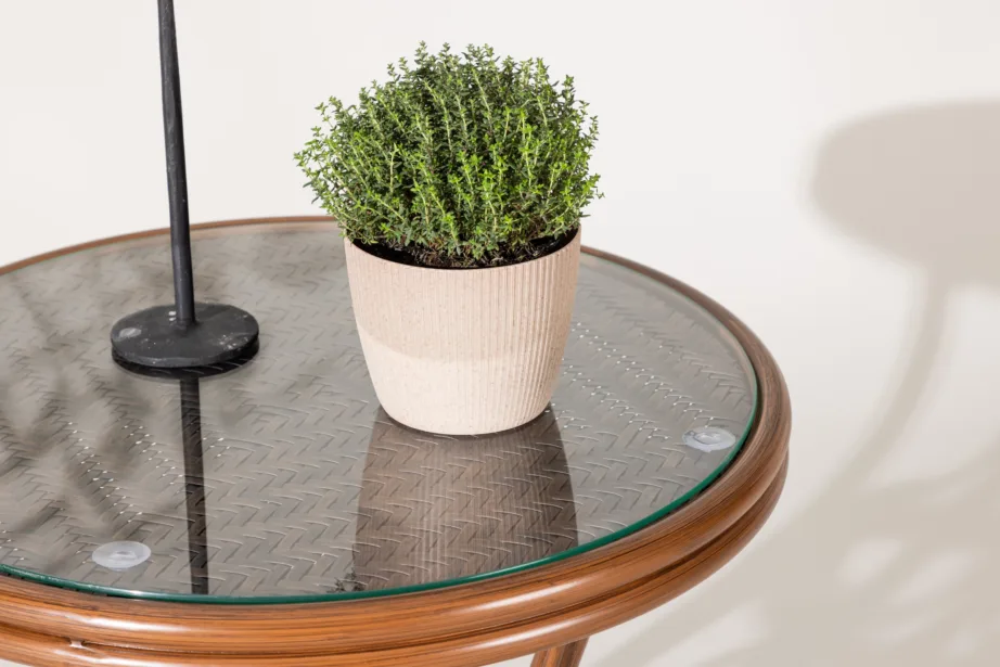 Alumiiniumist kohvilaud Sagres, pruun/dark brown, ø60, 7003-103 – 9