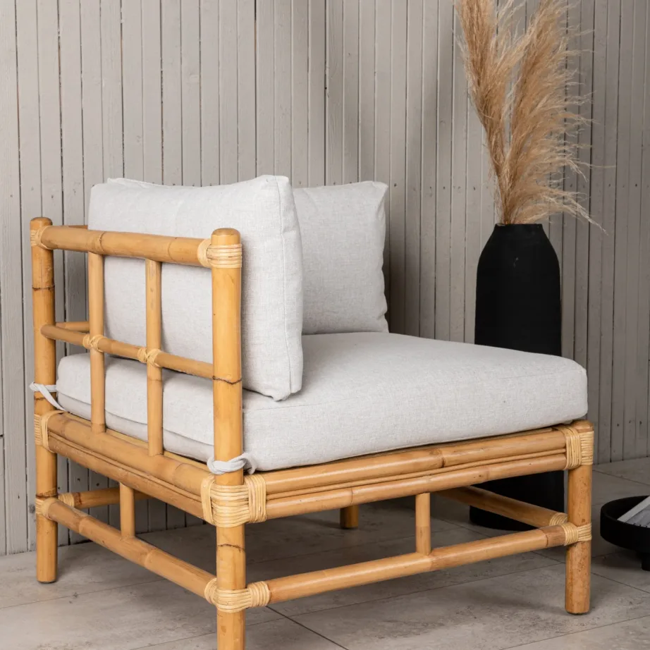 Bambusest aiadiivani moodul Cane, naturaalne, 2025-6010 – 6