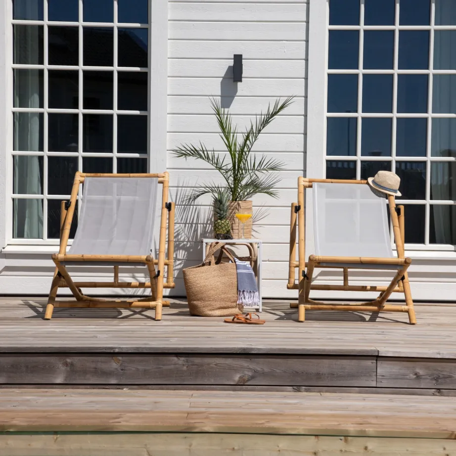 Bambusest lamamistool Cane, hall/natuuralne, 1216-6010 – 8