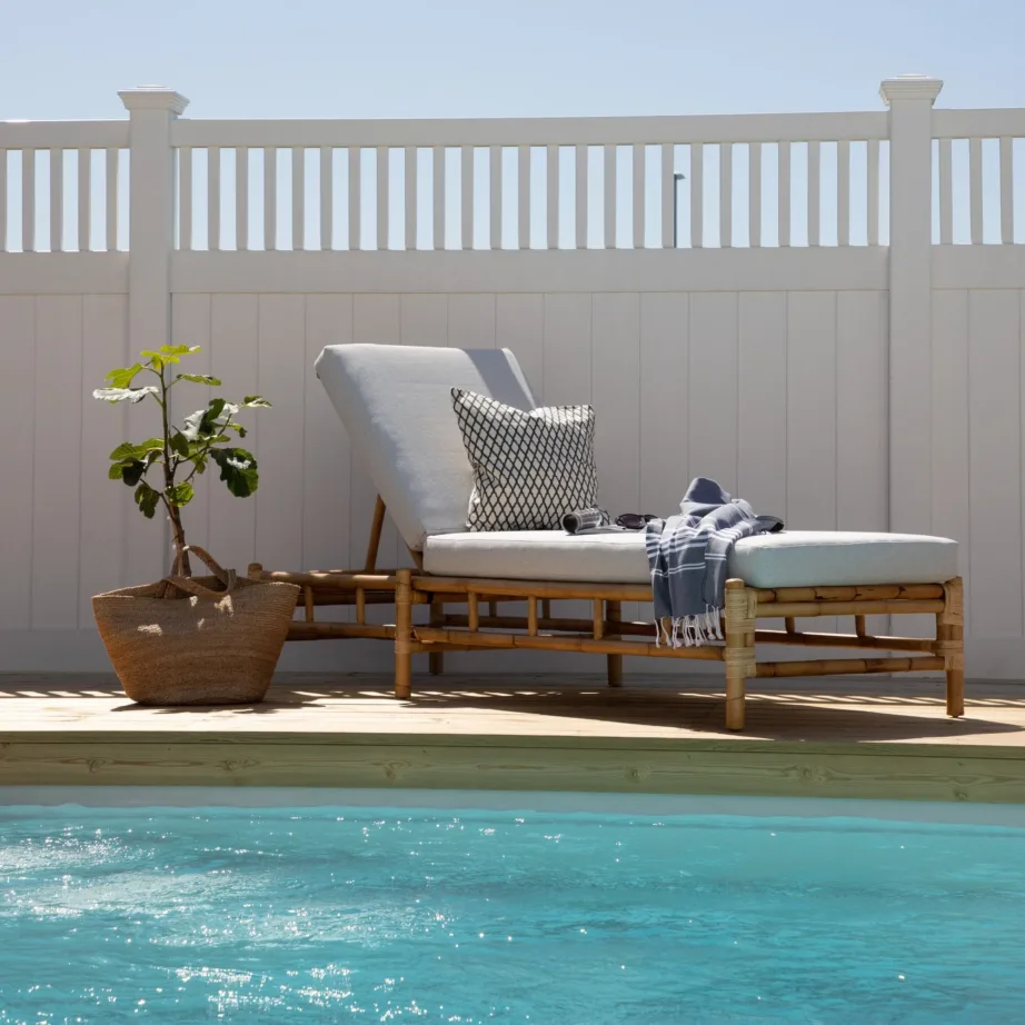 Bambusest lamamistool Cane, valge, 1213-6010 – 7