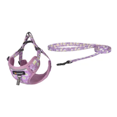Dogness koera jalutuskomplekt (traksid ja rihm, 1,5 m, roosa)