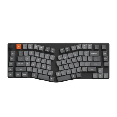 Ergonoomiline juhtmevaba klaviatuur Keychron K15 Max, madalprofiil, Gateron Red, valge LED