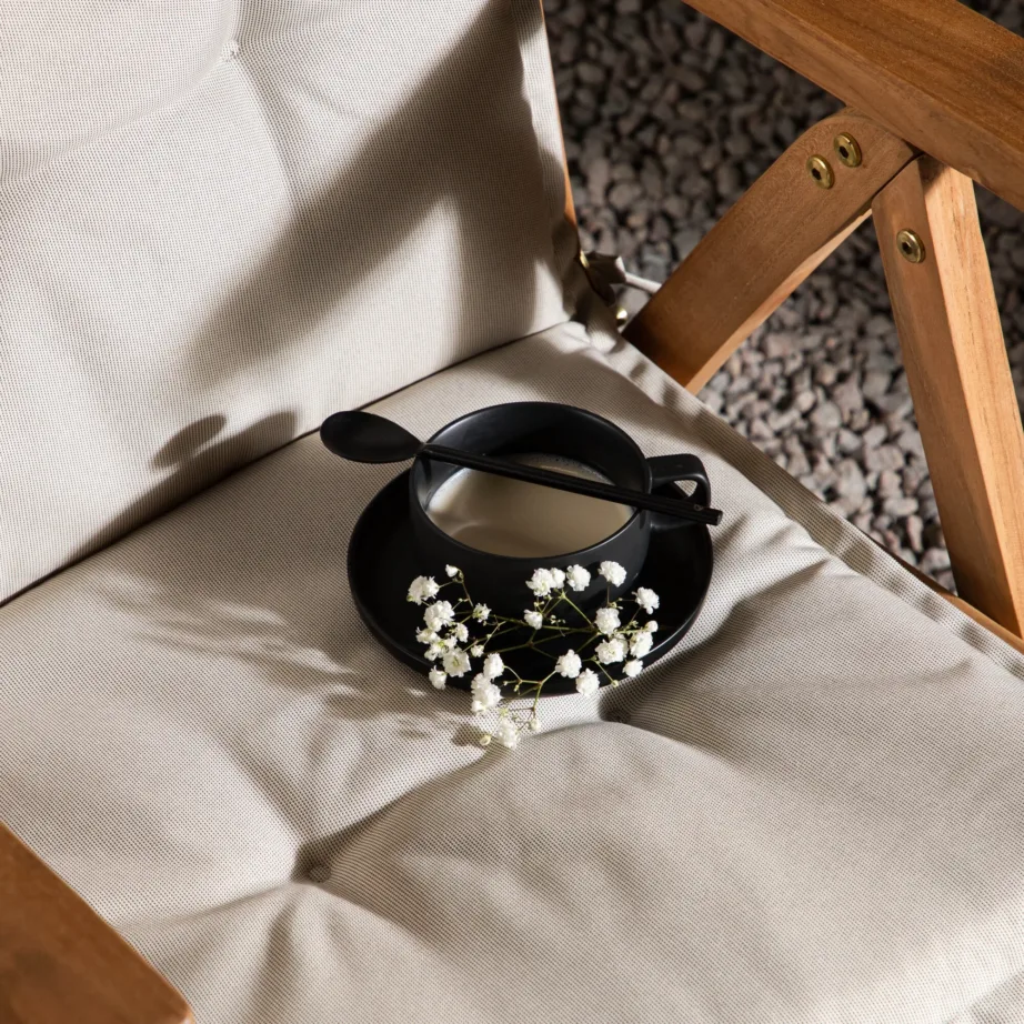 Istmepadi ja pehmendus aiatoolile, off white, 3102-329 – 8