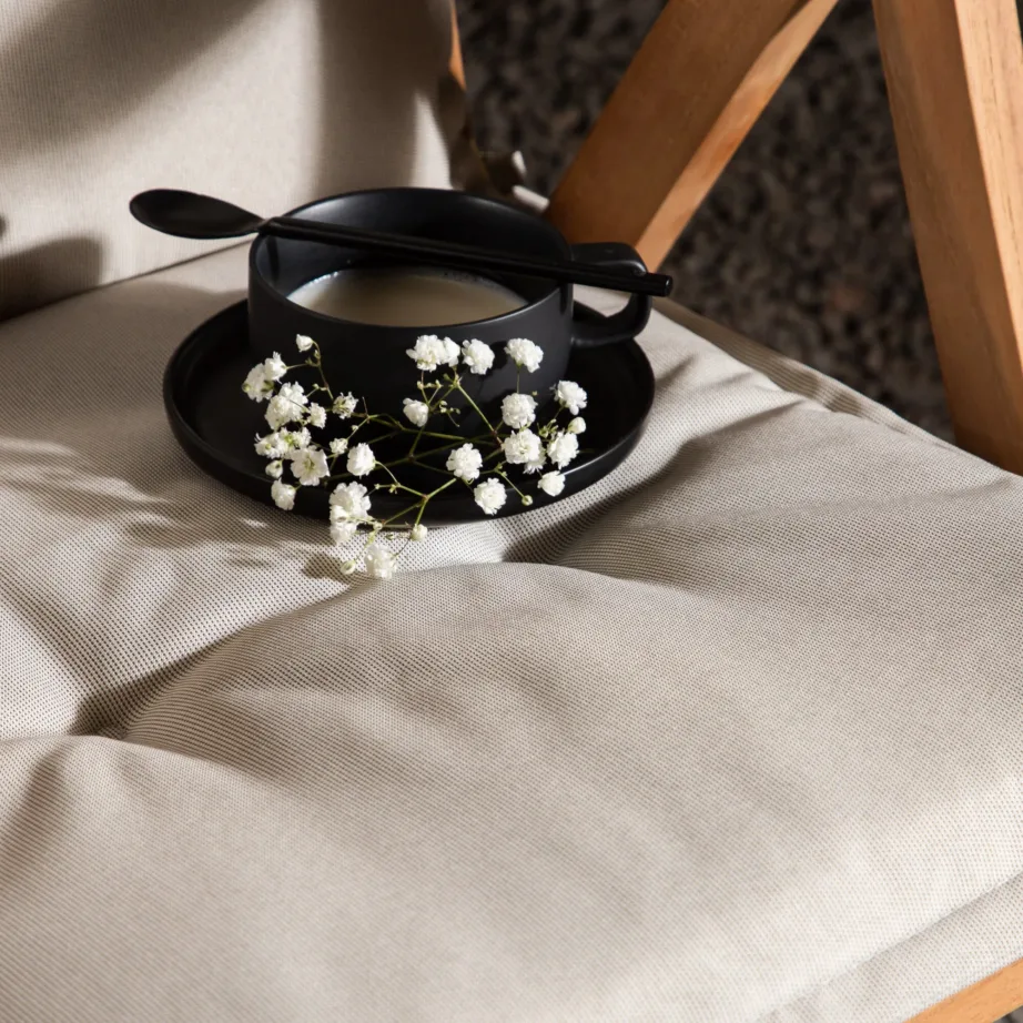 Istmepadi ja pehmendus aiatoolile, off white, 3102-329 – 9