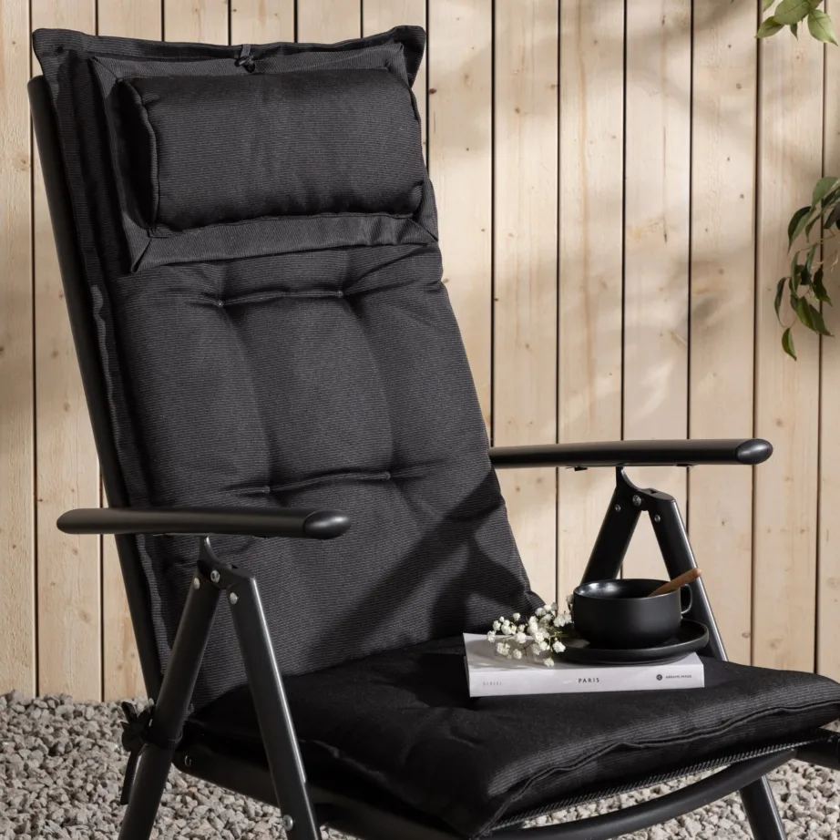 Istmepadi ja pehmendus aiatoolile, must, 3102-303 – 6