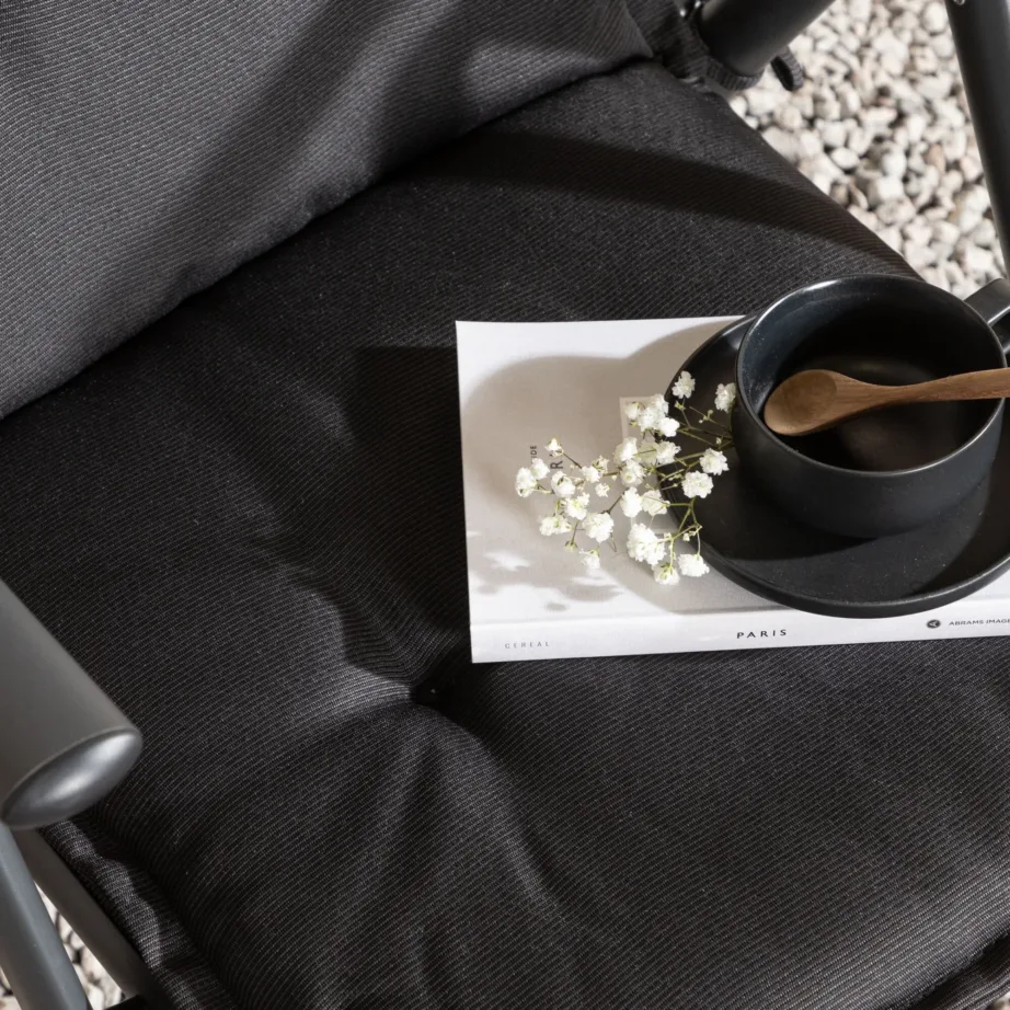 Istmepadi ja pehmendus aiatoolile, must, 3102-303 – 8