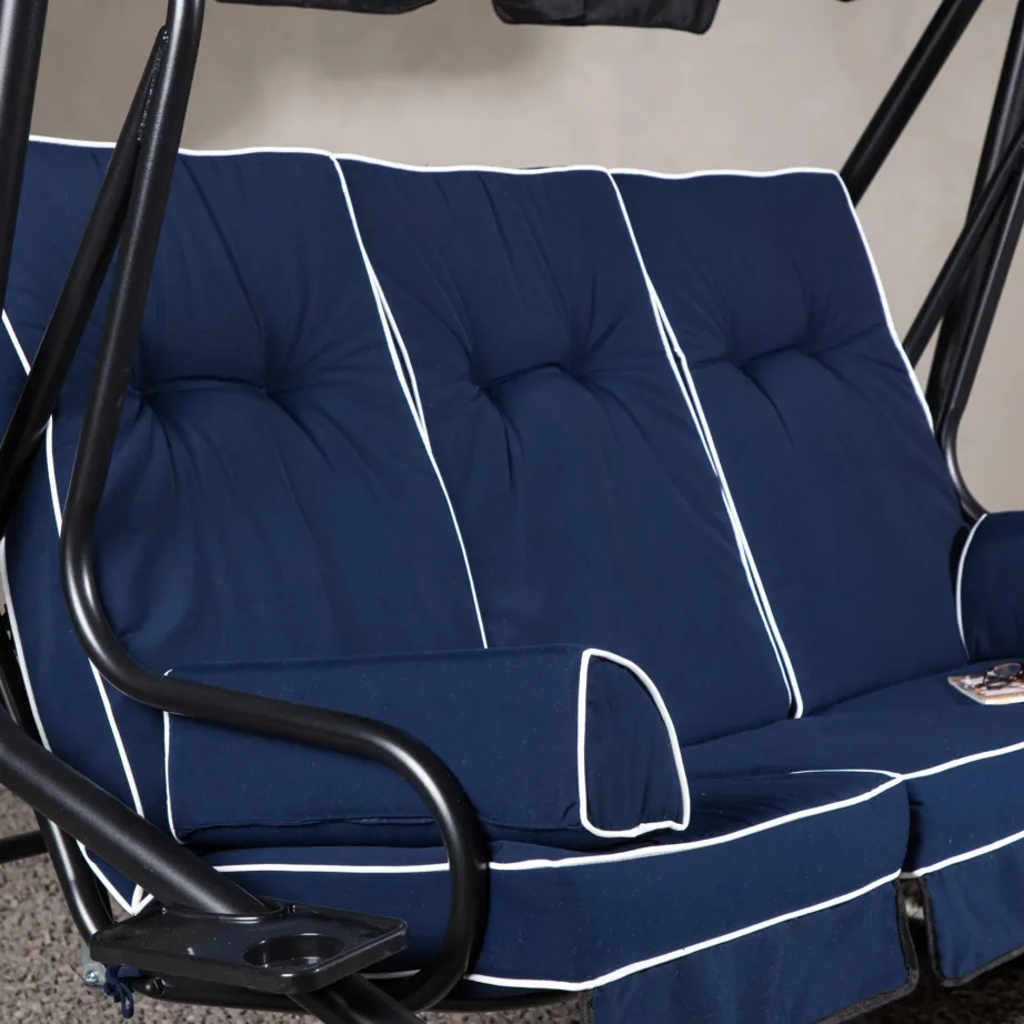 Istmepatjade komplekt võrkkiigele, sinine, 367-302 – 5