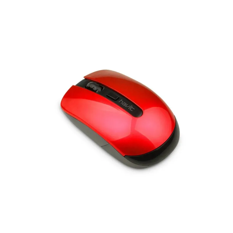 Juhtmevaba hiir Havit MS989GT (800–1600 DPI, must-punane) – 4